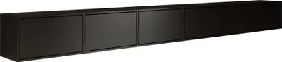 Produktbild von Selsey Framme – Hängendes TV-Board mit sechs Klappen 300 cm, Schwarz
