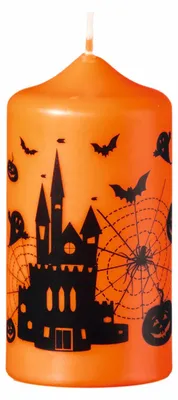 Produktbild von Kerze Halloween Mandarin 120 x Ø 60 mm