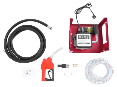 Produktbild von Dieseltransferpumpe, 50L/min Durchflussrate, selbstansaugender Motor, Rot