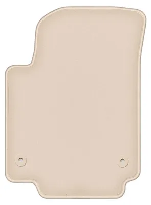 Produktbild von DURBAN Beige Velours-Fahrerfußmatte für Volkswagen Up! Schrägheck (2011-)