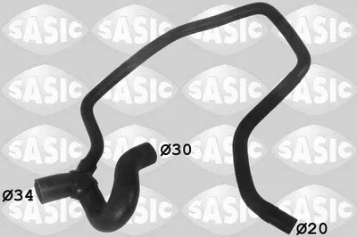 Produktbild von SASIC Kühlerschlauch Wasserschlauch für OPEL Corsa C Schrägheck (X01) 3406215