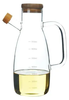 Öl-Dispenser 700 ml, Olivenölflasche, Soßenflasche, bruchsicher