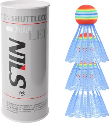Produktbild von LED-Nylon-Federbälle, 3er-Pack