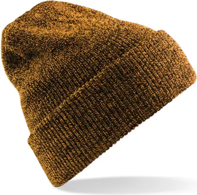Produktbild von Beechfield B425 | Heritage Beanie Wintermütze - Farbe: Antique Mustard - Größe: One Size