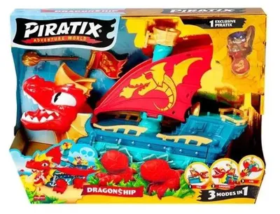 Obrázek produktu pro PIRATIX Dračí loď, figurka – Magic Box Toys Polska (L)