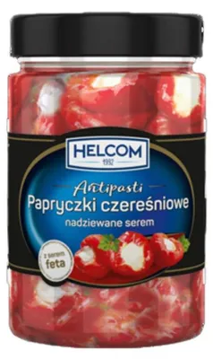 Obrázok produktu pre Helcom Papryczki Czereśniowe Nadziewane Serem 260 g