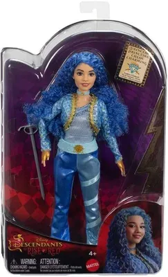 Image de Mattel Disney Poupée Chloe Cendrillon fille Descendants 4 bleu