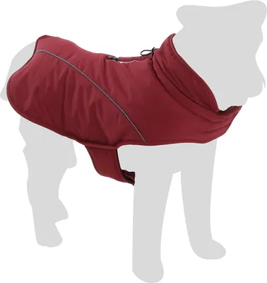 Image de Flamingo Manteau d'hiver Ragna rouge, longueur du dos : 45 cm