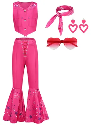 Produktbild von Karnevalskostüm Prinzessin Pink Ballkleid Für Mädchen 110 cm Brille