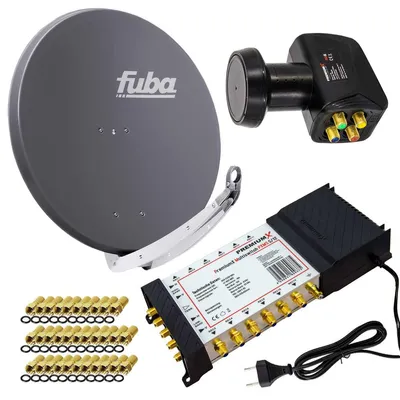 Produktbild von PremiumX SAT Anlage Fuba DAA 850 A Antenne 5/12 Multiswitch LNB F-Stecker
