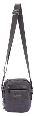 Image de Sac bandoulière B Cavalli, noir, en polyester, avec fermeture à glissière et compartiments, bandoulière réglable