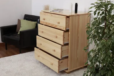 Produktbild von Kommode Massivholz 016- 100 x 100 x 47 cm (H x B x T)