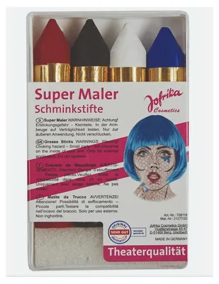 Produktbild von Graine Creative Schachtel mit großen Schminkstiften - 4 Stück pro Packung
