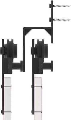 Productafbeelding van Schuifdeursystemen met stalen frame - 200 cm - Industriële kwaliteit