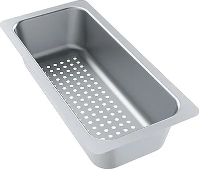 Immagine prodotto di Vassoio di raccolta, acciaio inox, 125x260x60 mm