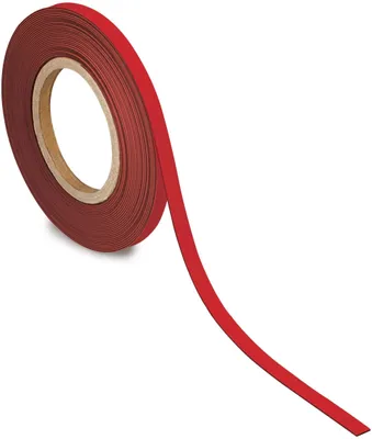 Produktbild von Kennzeichnungsband magnetisch 1cmx10m rot Packung mit 20 Stück