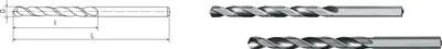 Produktbild von ELMAG HSS-Spiralbohrer DIN 340, Ø 12, 205 mm lang