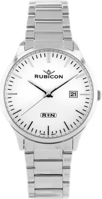 Produktbild von Rubicon RNDD60 (zr078a) Herrenuhr – Stahl