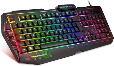 Obrázek produktu pro Mechanická herní klávesnice QWERTY se 105 klávesami a LED podsvícením