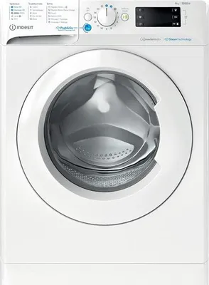 Image de Lave-linge frontal 8kg 1200 tours/min - Indesit - BWE8127XWVFR -