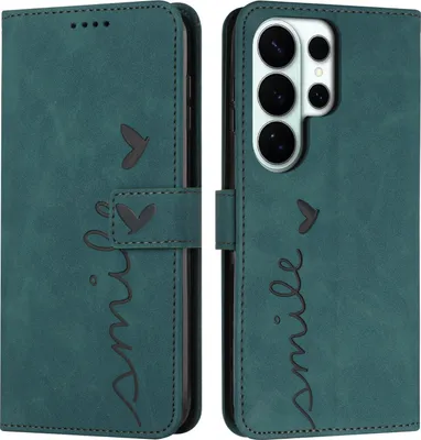 Produktbild von Samsung Galaxy S26 Ultra Hülle - Coverup Smile Klapphülle - Grün