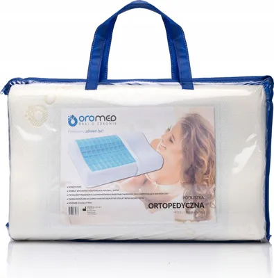 Zdjęcie produktu dla Poduszka ortopedyczna Oromed ORO-RELAX GEL 30x50x11/9 cm