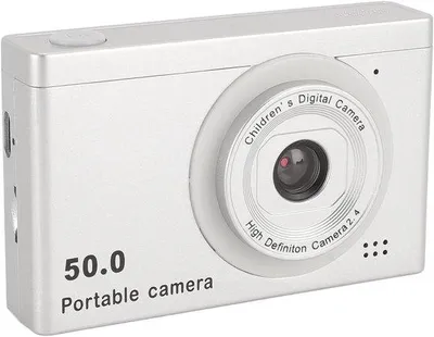 Obrázek produktu pro Kompaktní digitální kamera pro vlogování s dvojitým objektivem, 8× zoomem, 32 GB paměti, stříbrno-šedá