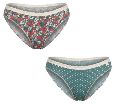 Immagine prodotto di Janira, confezione da 2 slip mini da donna in cotone, marca Coquettes, modello 1032362