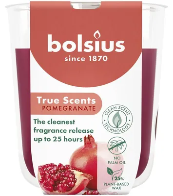 Image de Bougie de Noël en verre TRUE SCENTS Pomegranate 1 pc