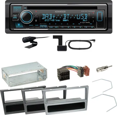 Produktbild von Kenwood KDC-BT740DAB Digitalradio Einbauset für Opel Omega B Meriva A Agila Vivaro