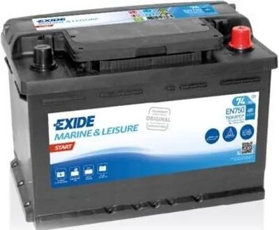 Produktbild von EXIDE Start Starterbatterie 12V 74Ah 680A/EN für Auto LKW Batterie