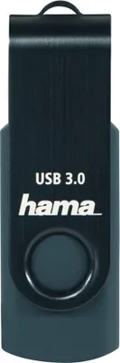 Obrázok produktu pre Hama Rotate, 128 GB, USB Typ-A, 90 MB/s, Kĺb, Modrá
