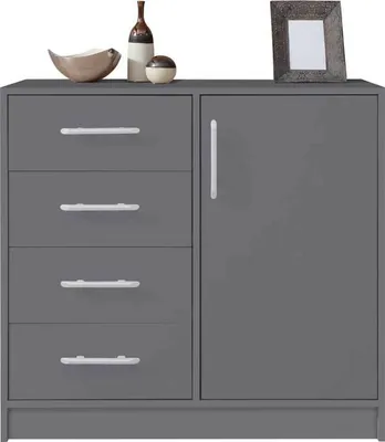 Produktbild von Kommode Sideboard Smart 90x40x83,5cm anthrazit 1-türig
