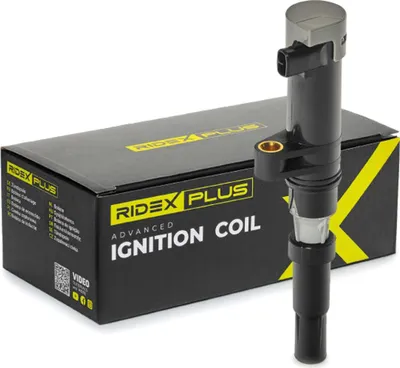 Produktbild von RIDEX PLUS 689C0002P Zündspule für VW Golf IV Schrägheck (1J1) POLO (9N) GOLF VI (5K1) Polo Schrägheck (6R1, 6C1) für BMW 3 Limousine (E90)