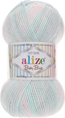 Produktbild von 100g Baby-Strickgarn ALIZE Baby Best Batik, Antipilling, Babywolle, Farbwahl