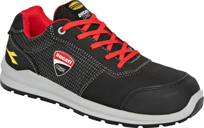 Produktbild von Ducati Sicherheitsschuh Speedy Race S3S black/gray nach EN ISO 20345:2022 S3S FO SR SC schwarz  Größe 46