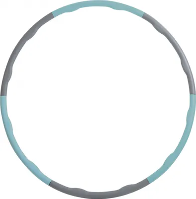 Produktbild von FITNESS-HOOP  mit Massagewellen, grey-skyblue, Ø 100cm