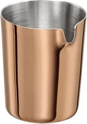 Produktbild von APS 10303 Gießer-Set/ Milchkännchen ALLURE, 18/8 Edelstahl, PVD-beschichtet, 40 ml, Ø 3,5 cm, Höhe 4,5 cm, Kupfer-Look