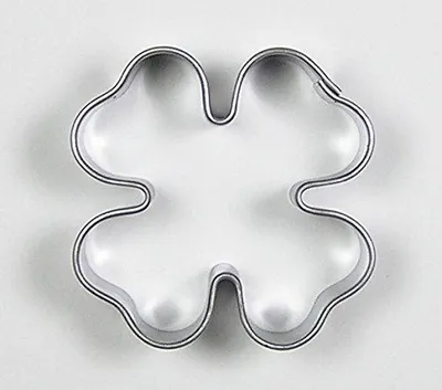 Kleeblatt-Ausstecher, 40 mm, Edelstahl, 1 Stück