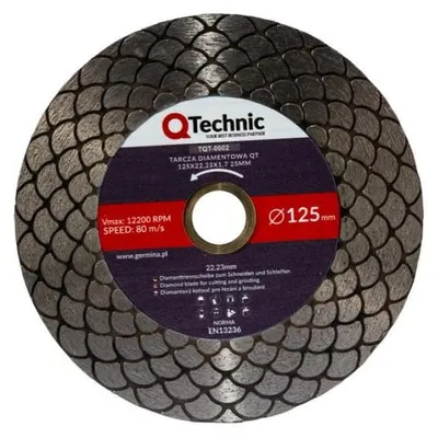 Productafbeelding van Diamantzaagschijf 125x22,23x1,7 mm, 25 mm, GE TQT-0002