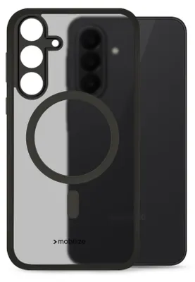 Image de Coque hybride Mobilize pour Samsung Galaxy A27, compatible MagSafe, coque rigide, protection contre les chocs - Noir