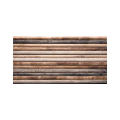 Produktbild von IZODEKOR Wandverkleidung Holz Styropor 3D Wandpaneele - Akustikpaneele Holzoptik Wanddeko für Küche, Badezimmer, Balkon, Schlafzimmer | Modell: OP-02