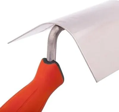 Obrázok produktu pre Rohová stierka 120 x 95 mm - Okrúhla stierka - Hranatá stierka - Vnútorná rohová stierka - Vnútorná a vonkajšia rohová stierka s mäkkou rukoväťou - Vonkajšia rohová stierka - Vyrobené v EÚ