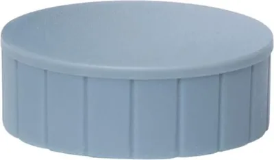 Zdjęcie produktu dla MAUL Magnes okrągły 10 sztuk 2,5 kg tworzywo sztuczne ferrytowy odporny na pękanie erodowany lakierowany Ø 3,8 x 1,55 cm szary
