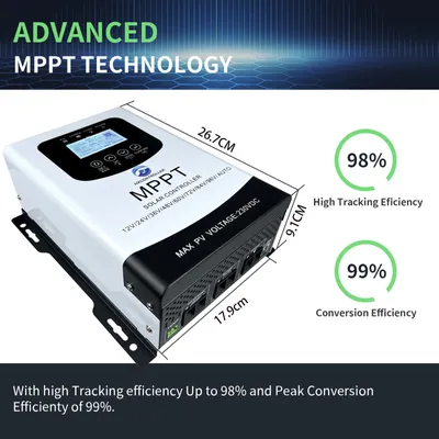 Produktbild von Solarladeregler MPPT 100A - 9600W Leistung - 12-96V Batterie