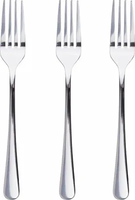 Produktbild von San Ignacio Sg7781 Gabelset Aus Poliertem Edelstahl 3 Einheiten Silber  Silber One Size