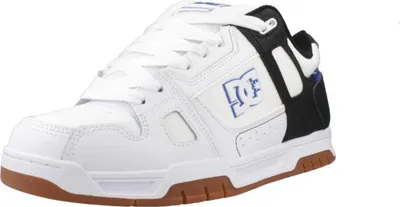 Produktbild von DC Shoes Stag - Herren Sneakers Skater Skate Schuhe Leder Weiß DC01813-100 , EU 44.5