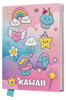 Image de Carnet à cadenas Kawaii 80 feuilles. 14 x 18 cm