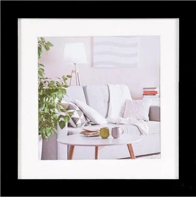 Image de Cadre photo moderne Henzo 20 x 20 cm, noir