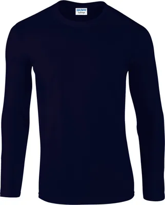 Image de T-shirt Gildan Soft Style pour homme BC488 (XL) (Bleu marine)